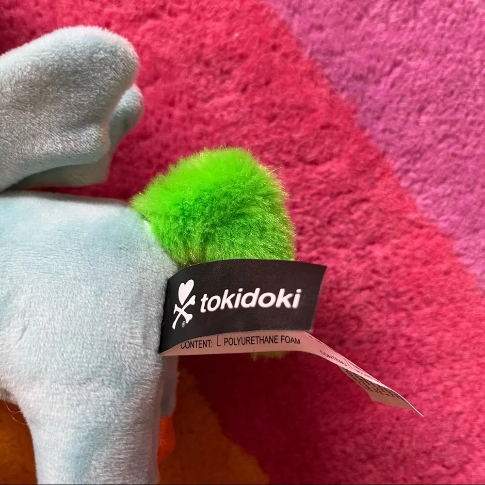 Tokidoki Blue Rainbow Unicorn Pegasus Pixie Plush Toy
